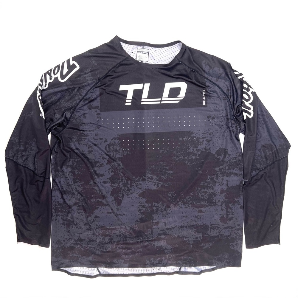 Troy Lee Designs Black/Gray Long Sleeve Mountain Bike Jersey Men's XXL